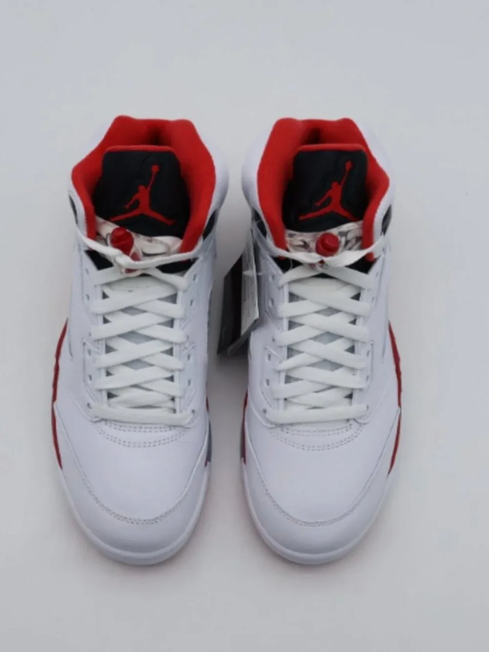 Nike Air Jordan 5 Retro OG Fire Red Black Tongue